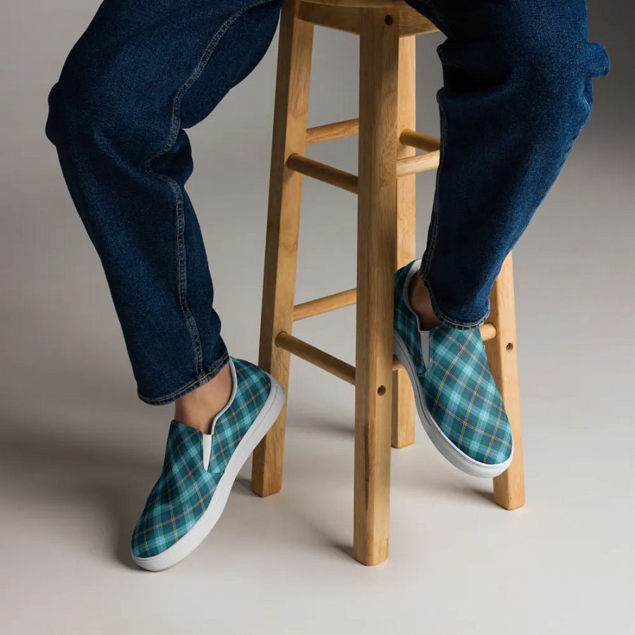 Porteous Tartan Men's Slip-On Shoes product image (8)