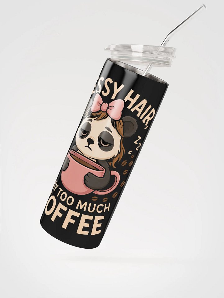 Panda Coffee Lover Stainless Steel Tumbler product image (2)