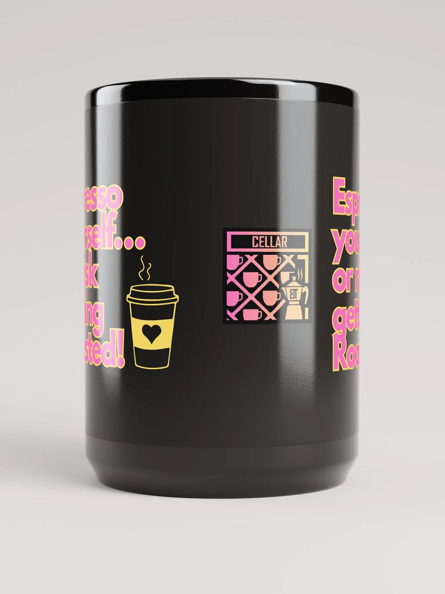 Cellar 8T Coffee - Roasted - Gloss Black Mug product image (5)