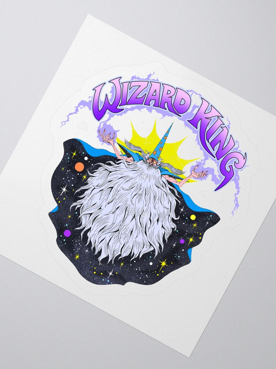 Dark Fantasy Wizard King - Sticker product image (6)