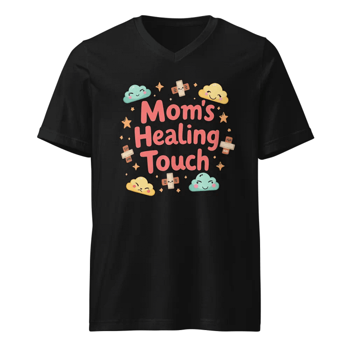 Mom's Healing Touch V-Neck Tee product image (1)