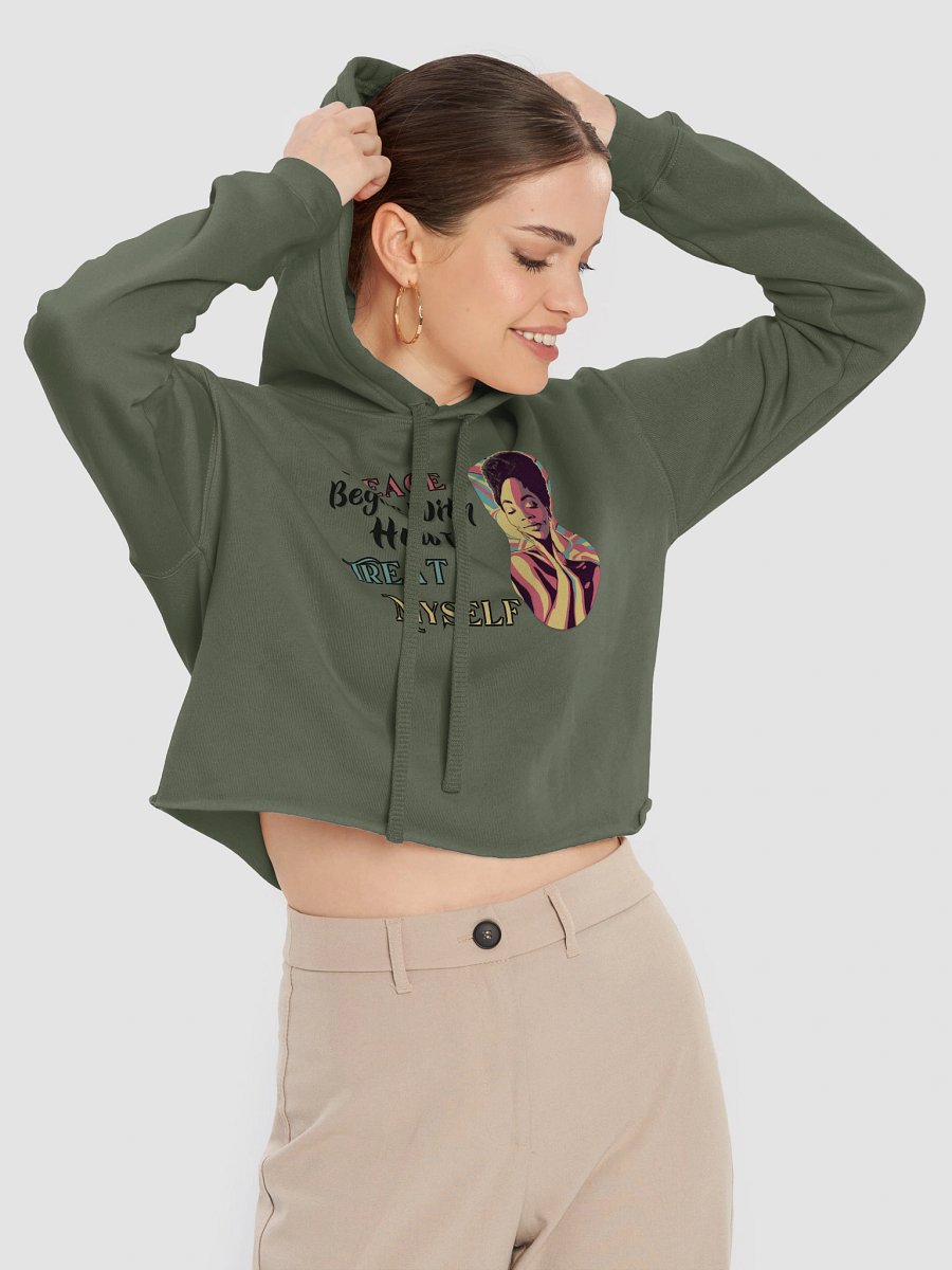 My Peace Crop Hoodie product image (3)