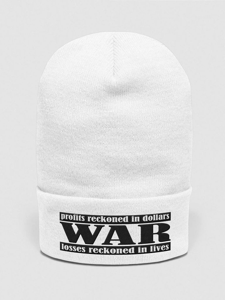 The Cost Of War - Yupoong Cuffed Beanie product image (1)