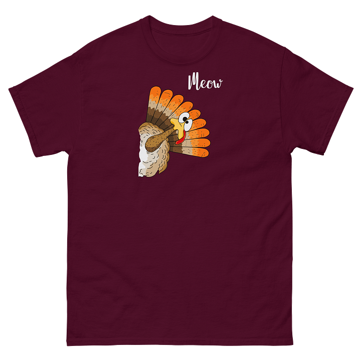 Whimsical Turkey Meow T-Shirt product image (44)
