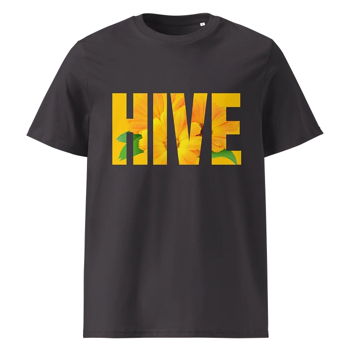 Floral HIVE Organic Tee - 100% cotton product image (4)