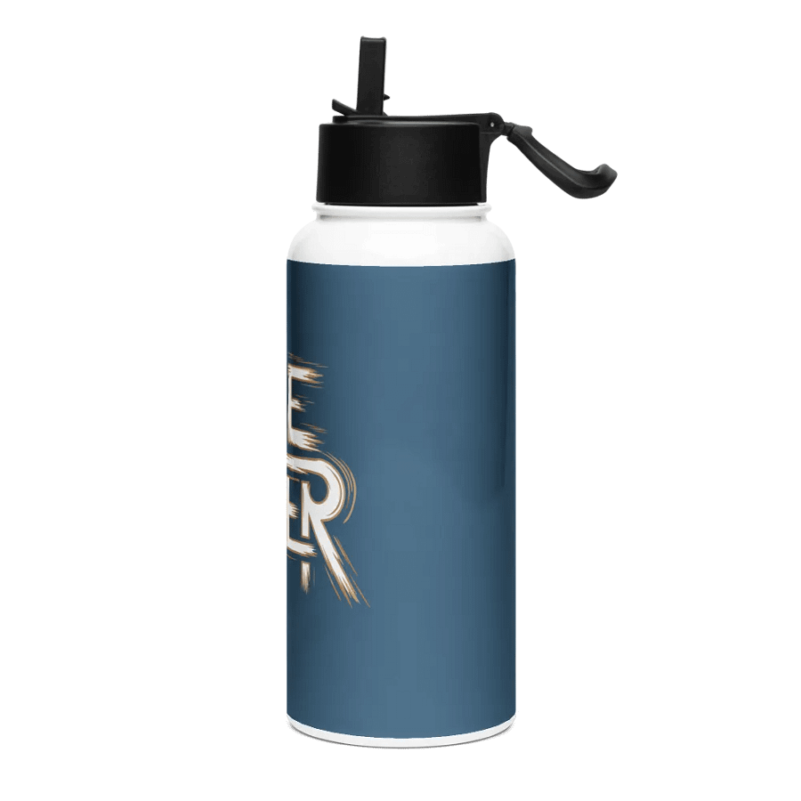 The Power Stainless Steel Water Bottle with a Straw Lid product image (3)