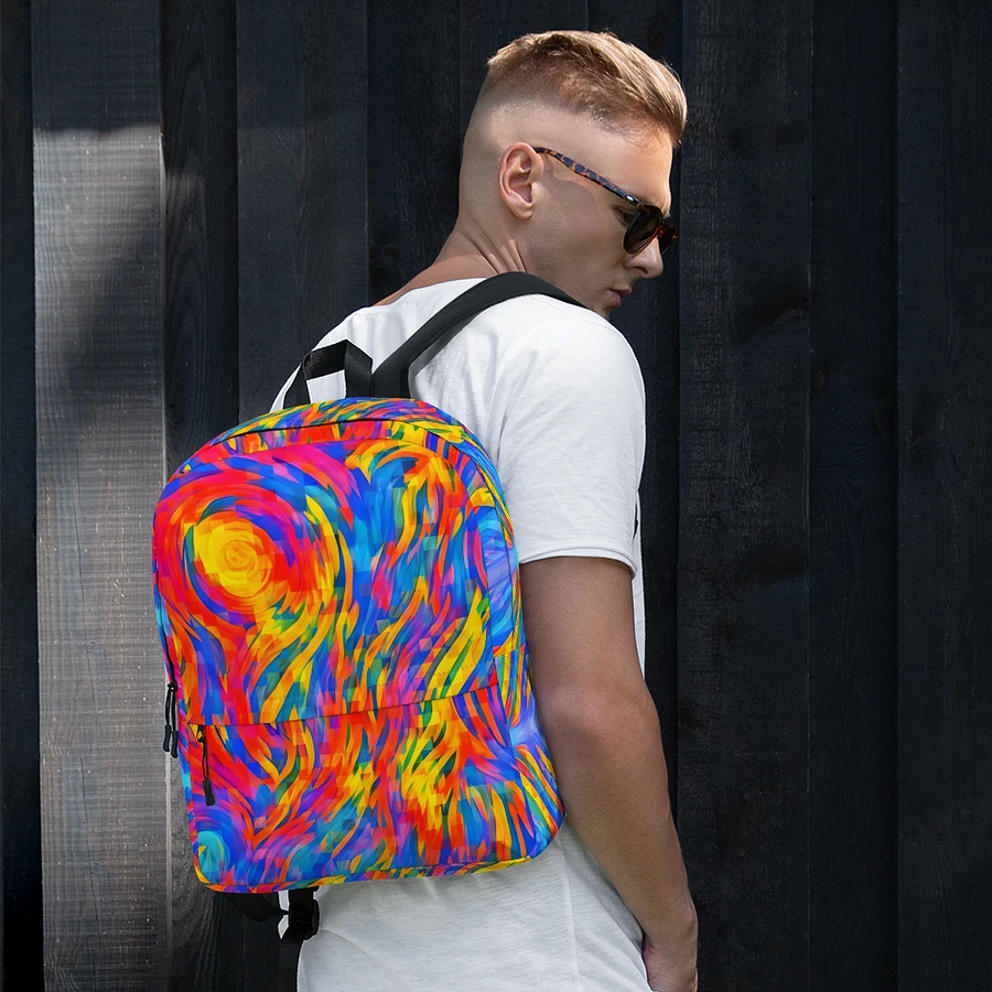 Digital Rainbow Pixels Flow - Backpack product image (6)