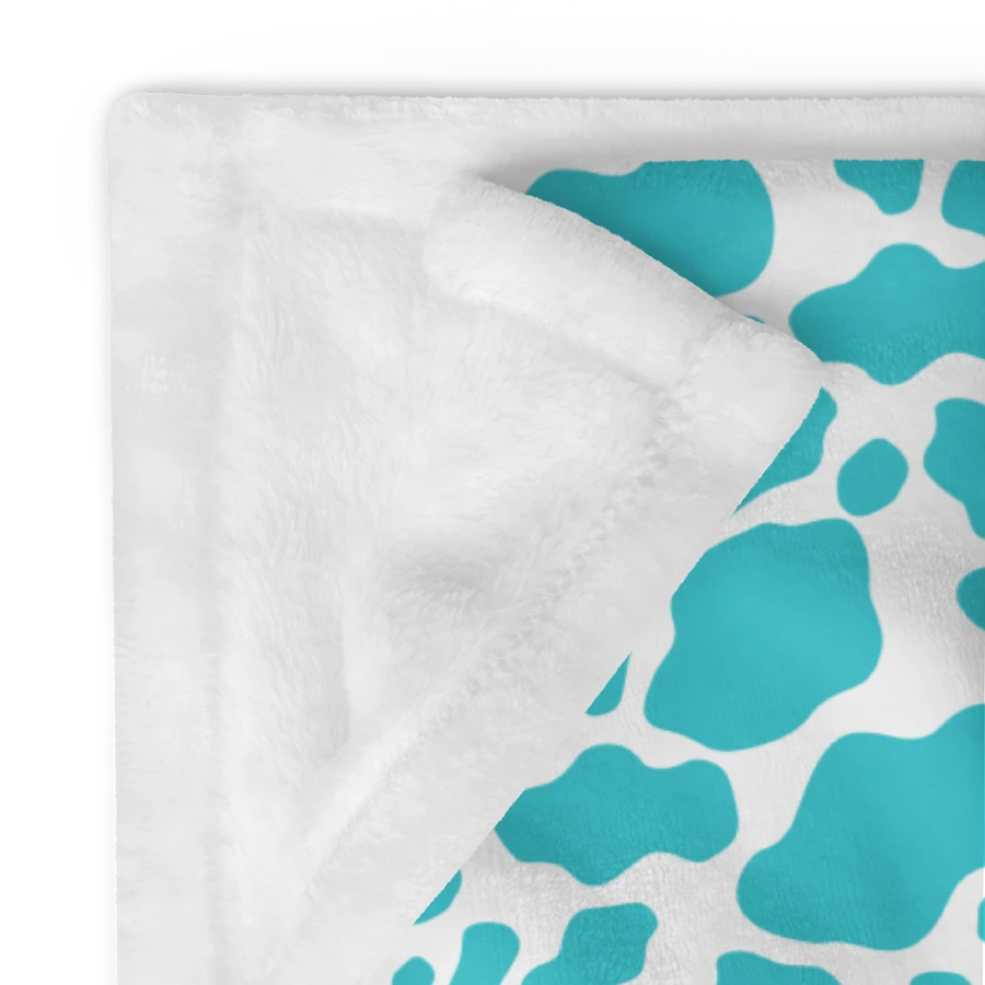 Cow Skin Blanket - Blue & White product image (7)