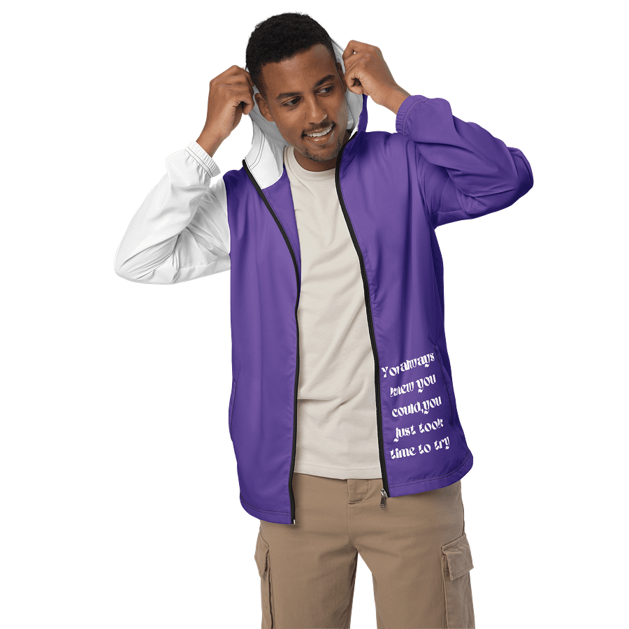 Rosalie Rose windbreaker Purple and White product image (3)