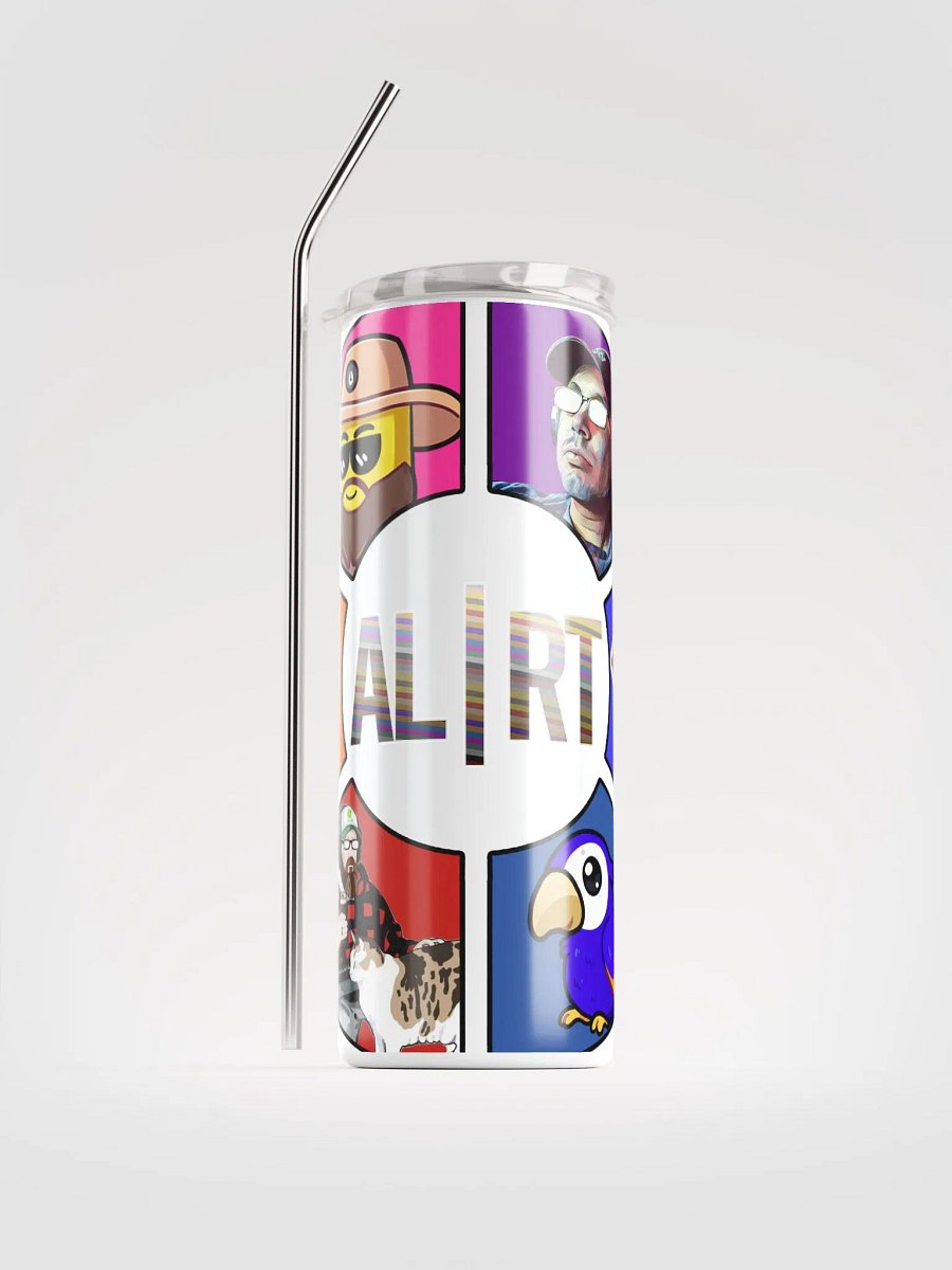 ALRT Stainless Steel Tumbler with Straw product image (1)