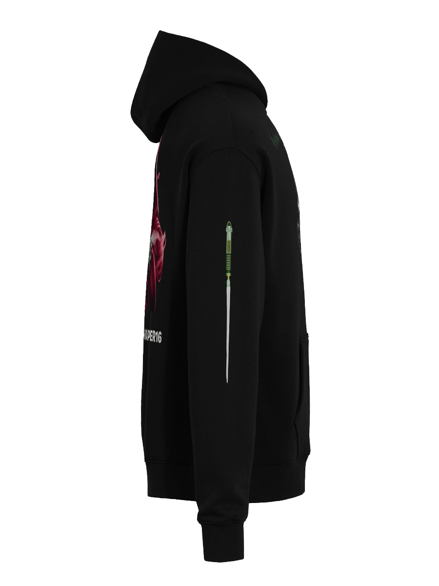666 Gas Mask Skull Oversized Hoodie product image (8)