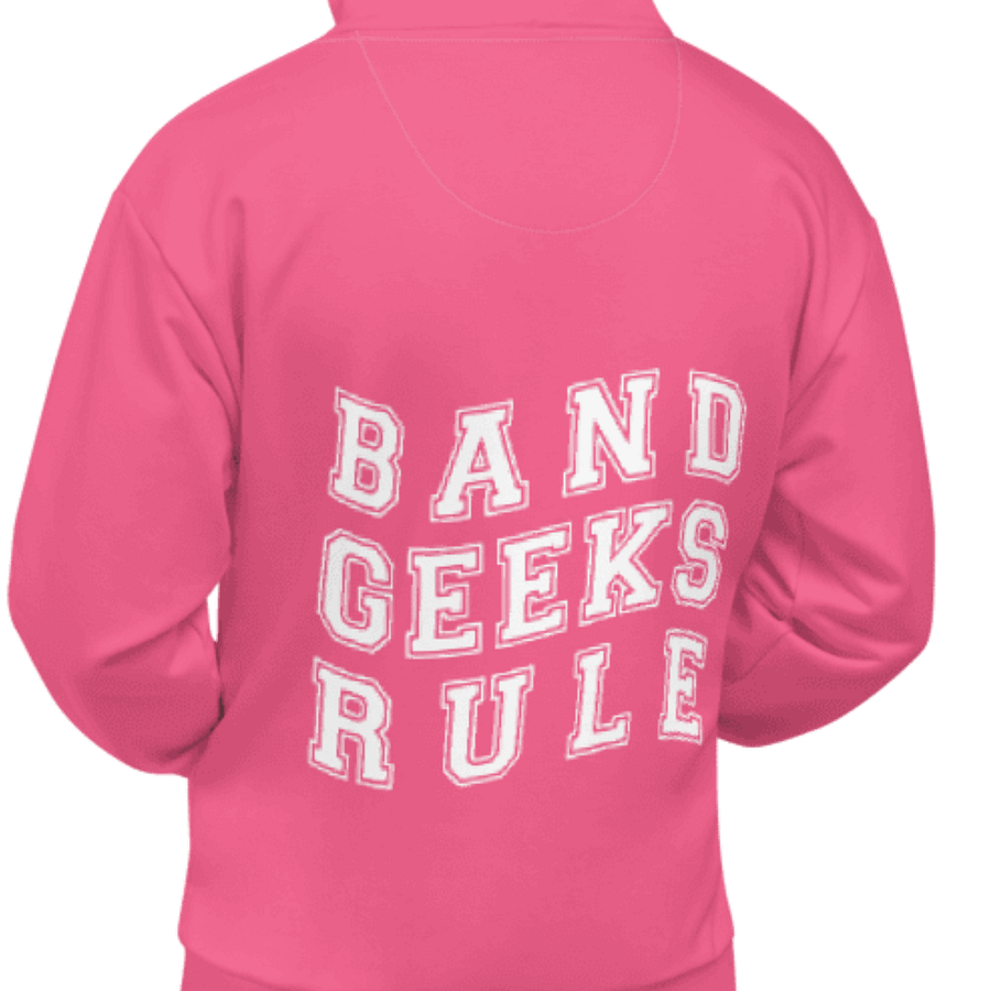 Band Geeks Rule Hoodie | Pink product image (3)