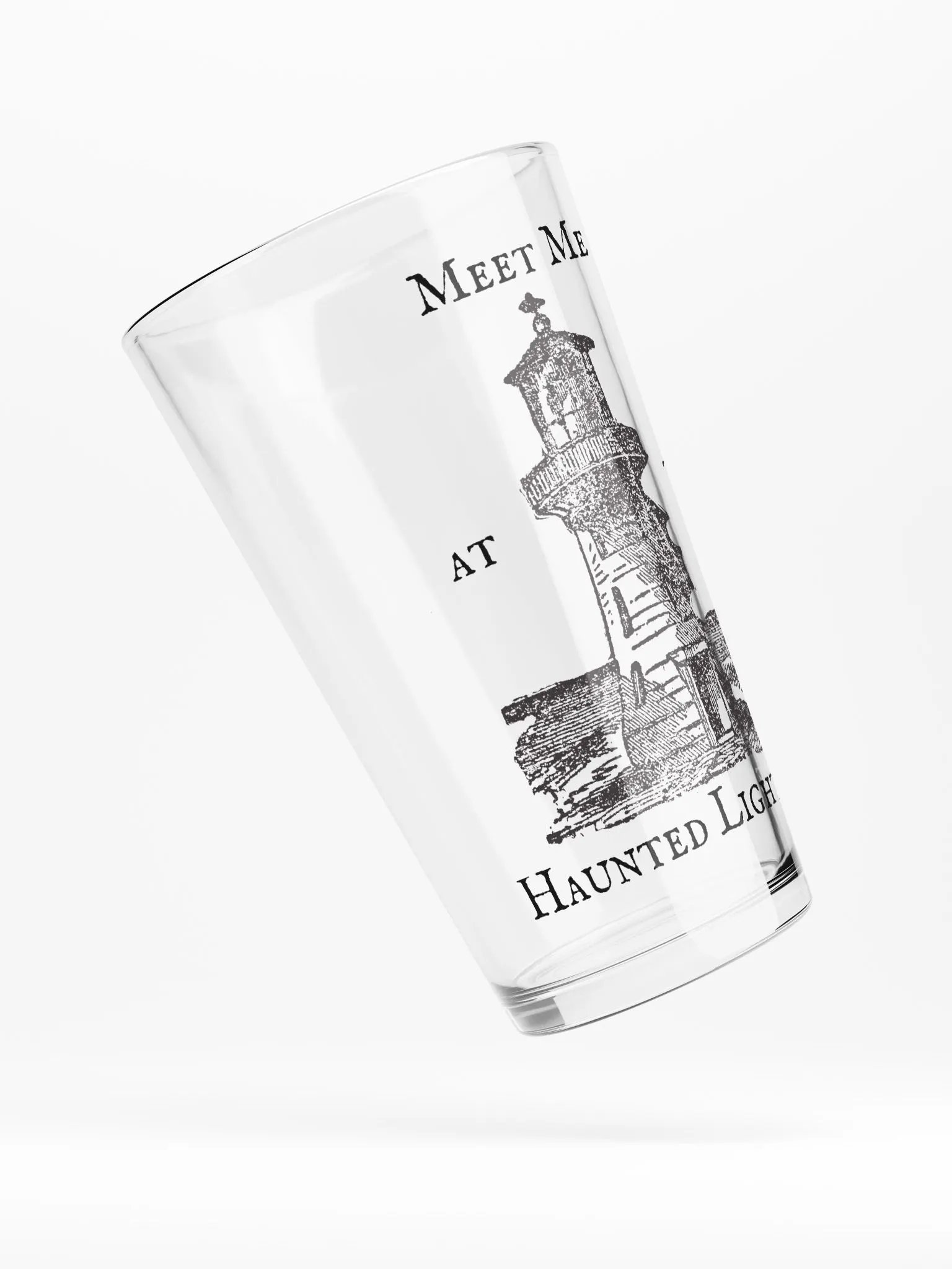 Haunted Lighthouse Elegance Shaker Pint Glass product image (4)