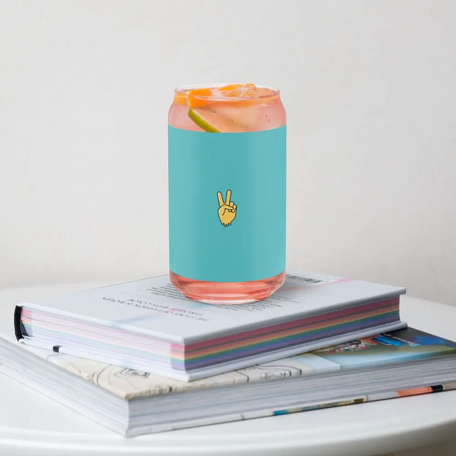 Peaceful Cheers Can-Shaped Glass product image (34)