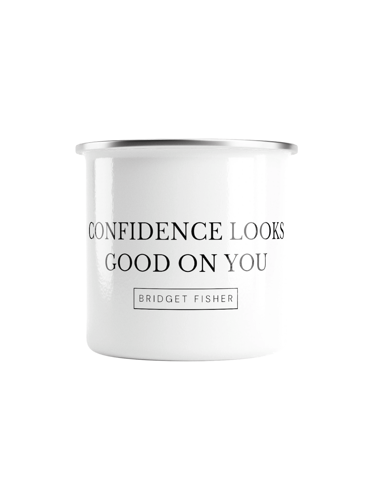 Confidence Looks Good On You White Mug product image (1)