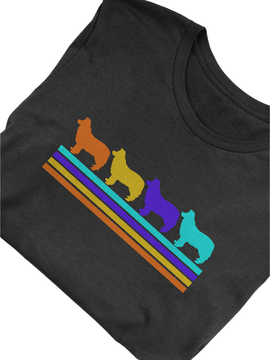 Australian Shepherd Border Collie Retro Sunset T-Shirt product image (14)