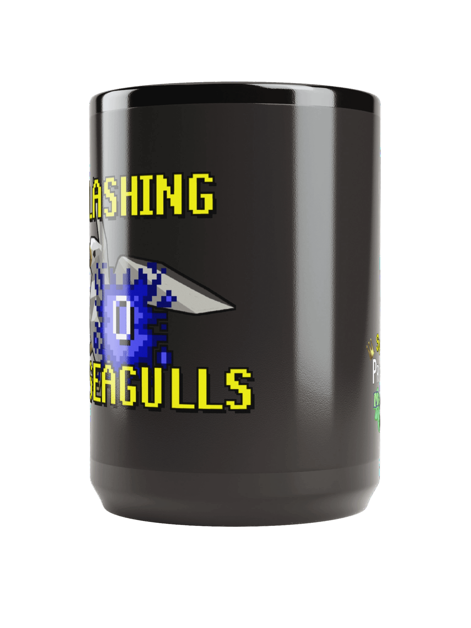 SPLASHING SEAGULLS Mug [Black] product image (5)
