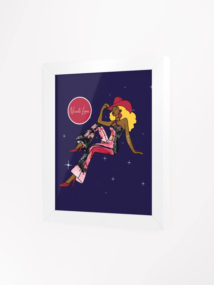 Chic Crossed Jumpsuit Matte Poster product image (3)