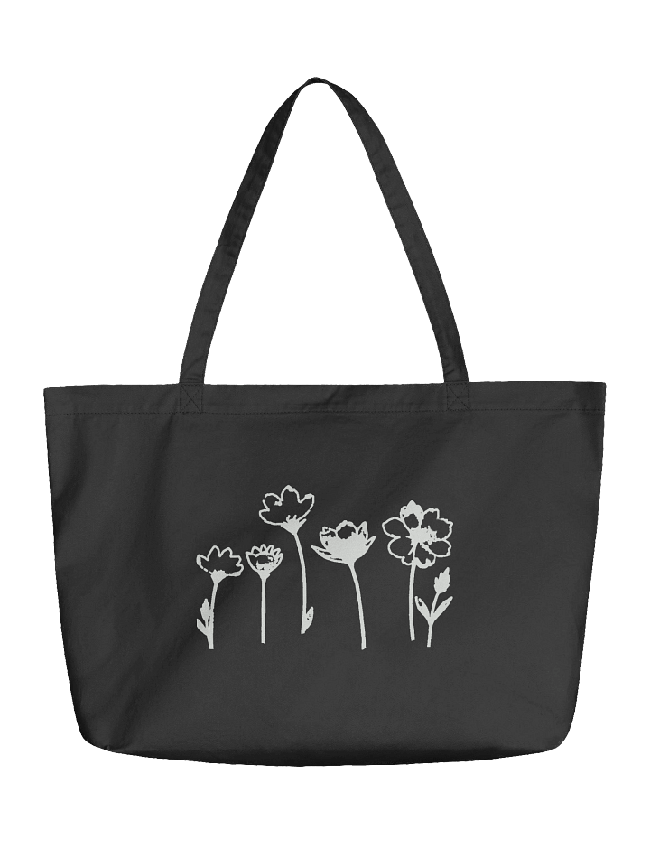 Wildflower Line Art Eco Tote product image (1)