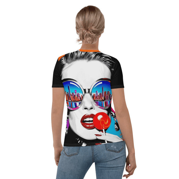 Metropolis Sunset Shades Tee - Pop Art City Glam product image (2)