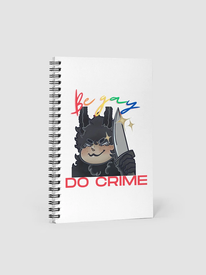 Be Gay Do Crime Notebook product image (1)