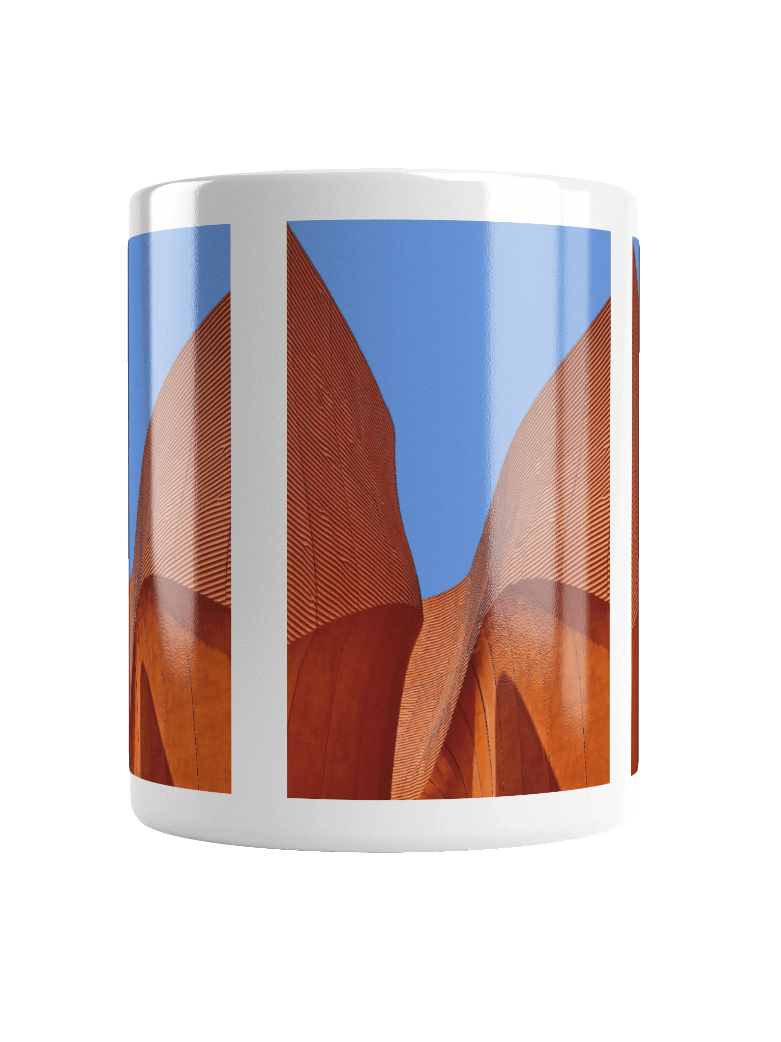 Modern Abstract Architecture Curved Facade Coffee Mug product image (6)