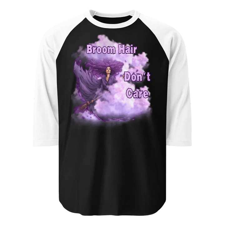 Broom Hair Don't Care Raglan tee product image (1)