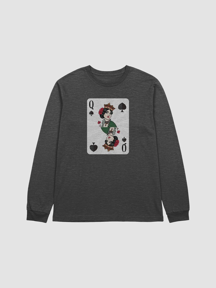 Symmetric Queen of Spades Long Sleeve Tee product image (12)