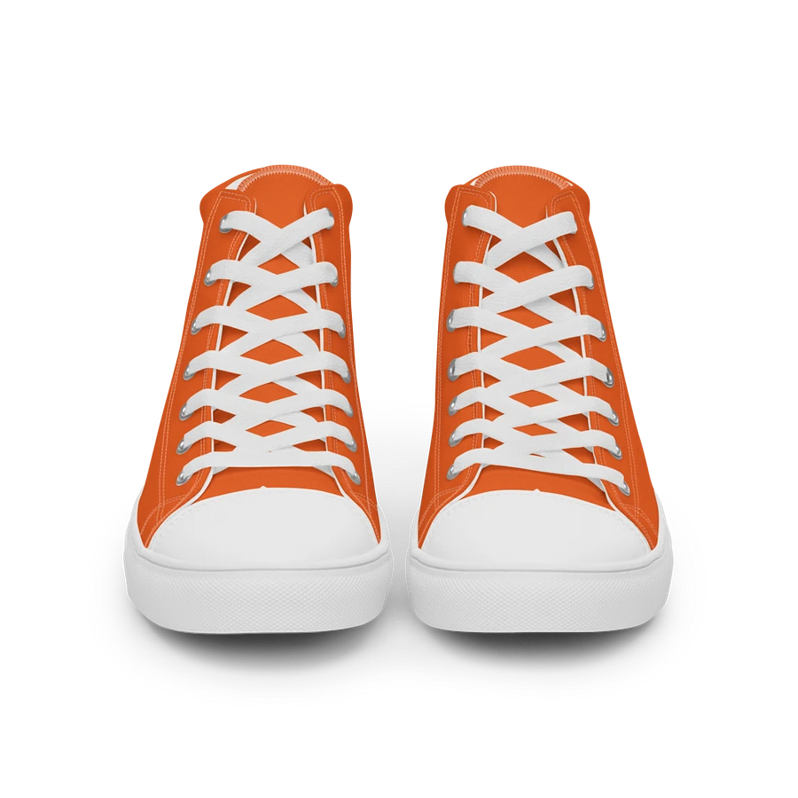 Orange and White Flower Sneakers product image (41)