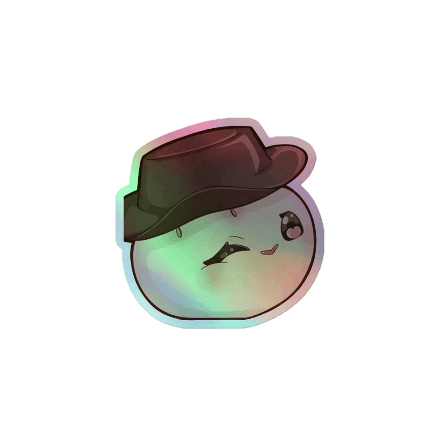 Howdy Bun Holographic Sticker product image (1)