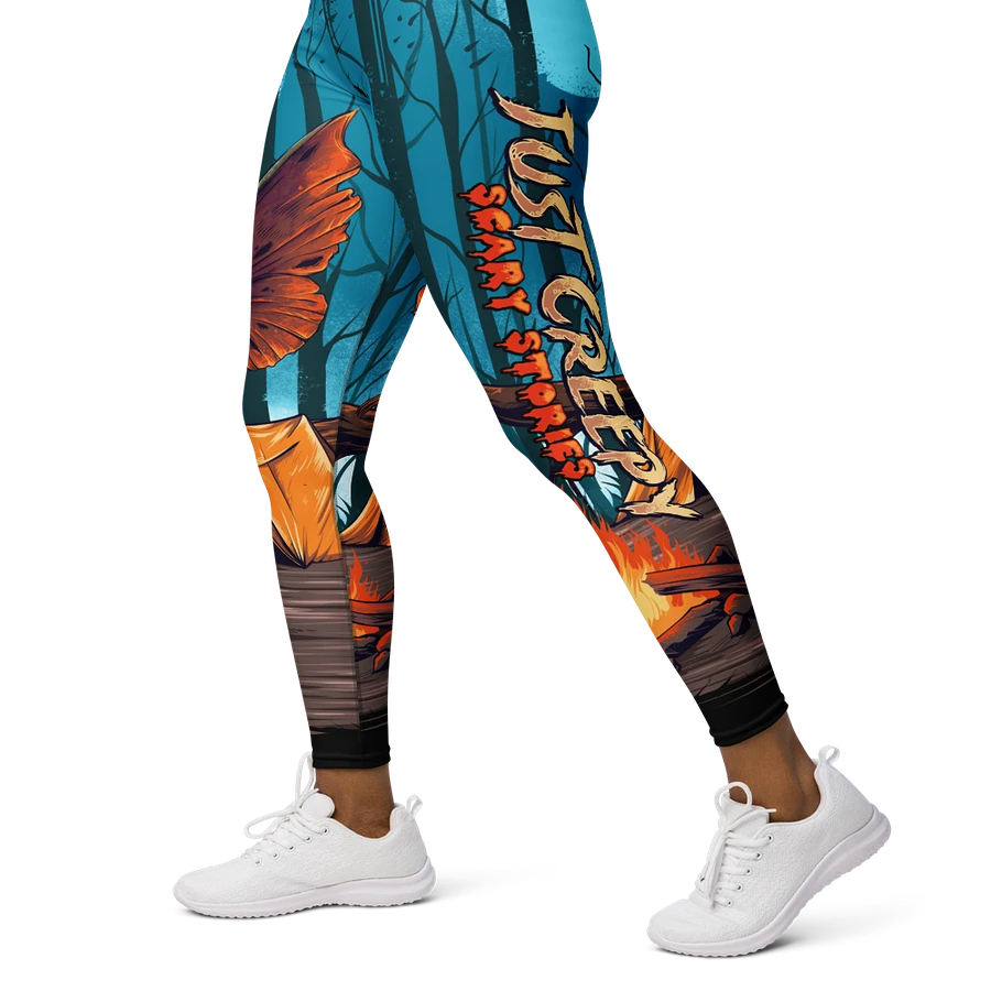 Eerie MothMan Forest Yoga Leggings product image (54)