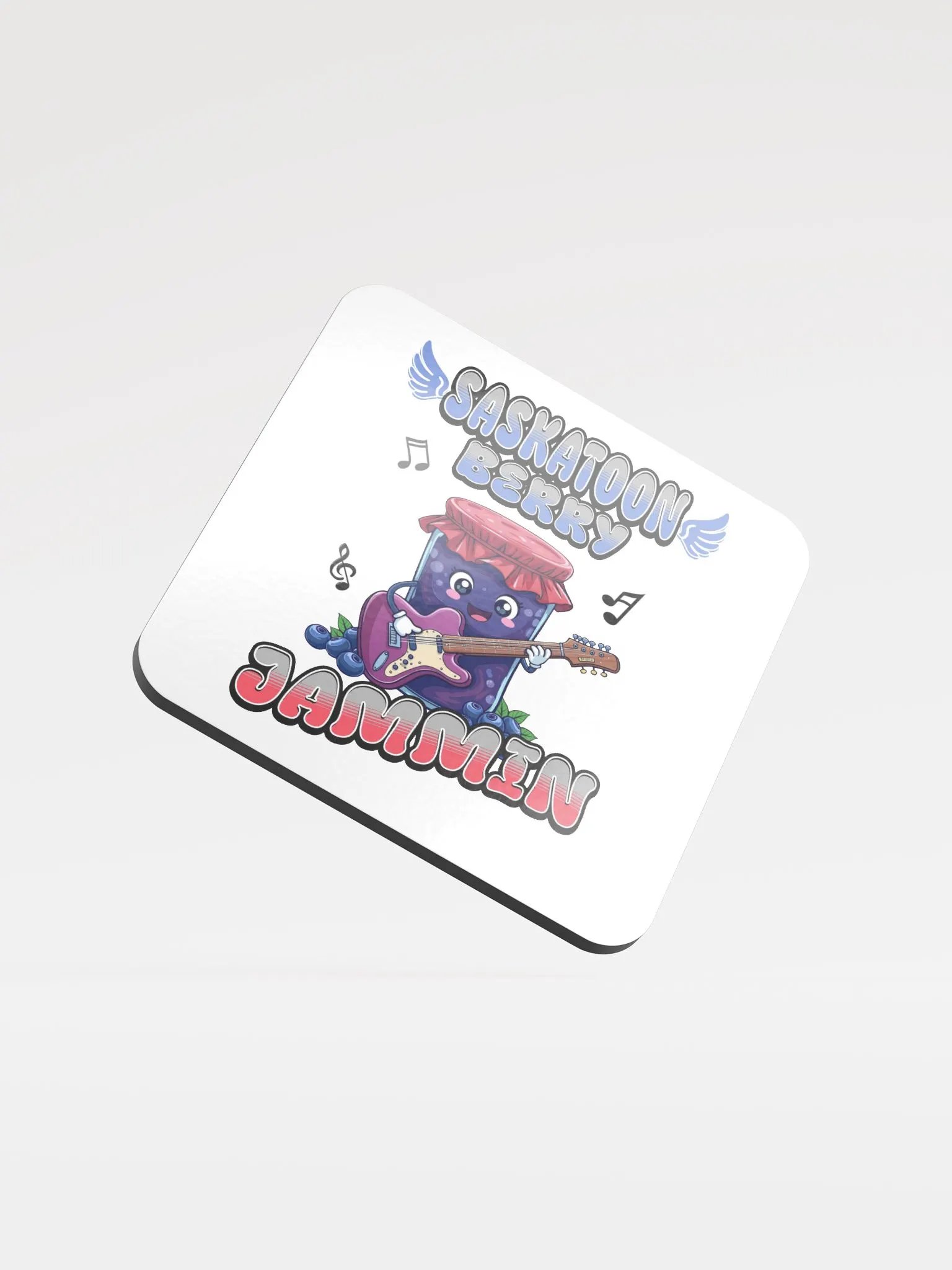 Saskatoon Berry Jammin Jar Cork Coaster product image (3)