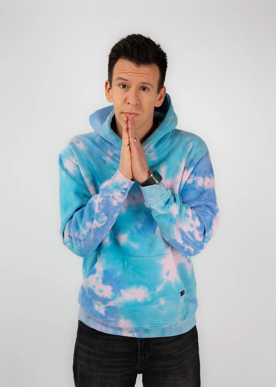 Cotton candy tie dye hoodie on sale