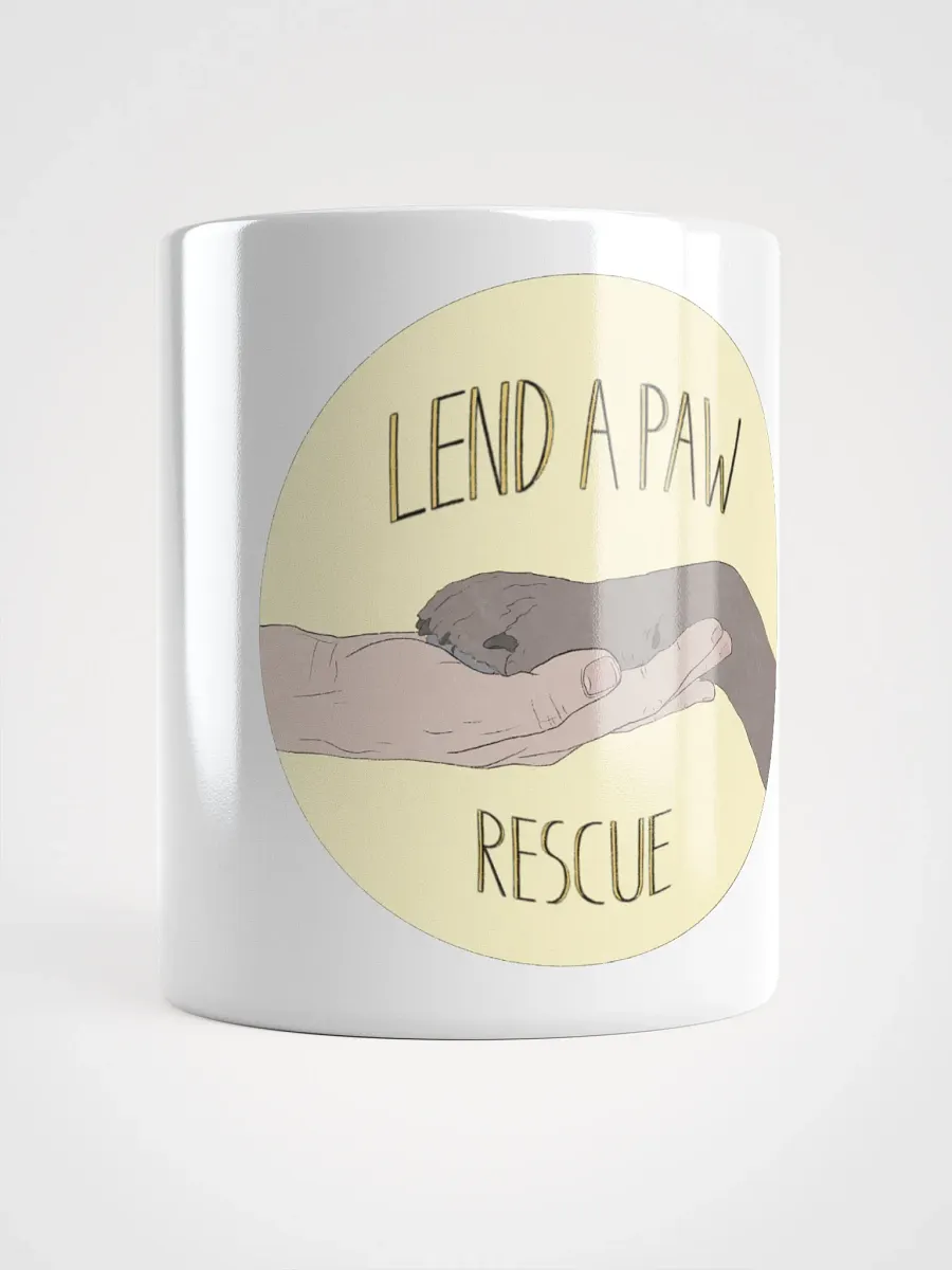Lend A Paw Rescue logo mug product image (1)