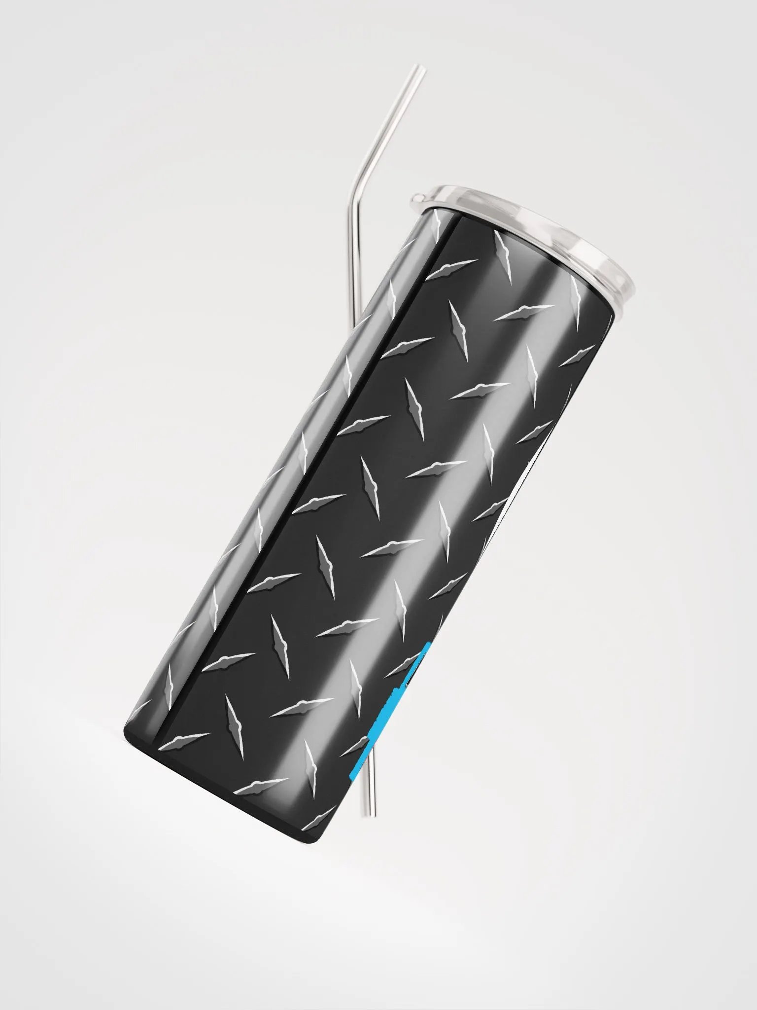 Diamond Plate Logo Stainless Steel Tumbler product image (4)