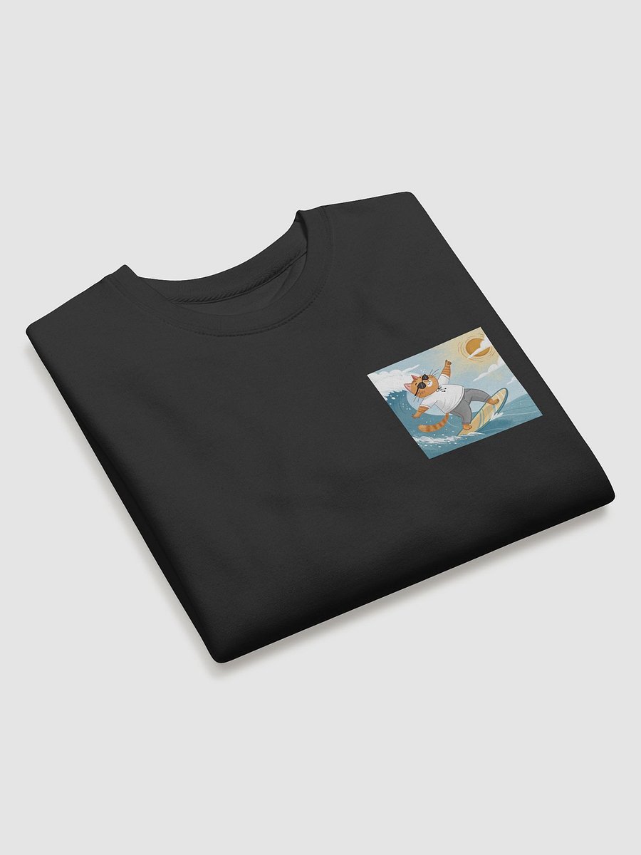Surfing Cat Cool Cotton Sweatshirt product image (25)