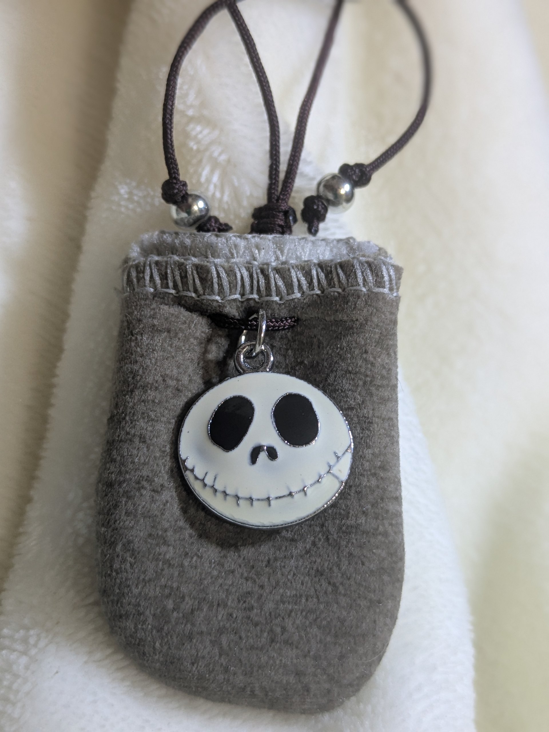 Jack Skellington Adjustable Pouch Necklace product image (1)