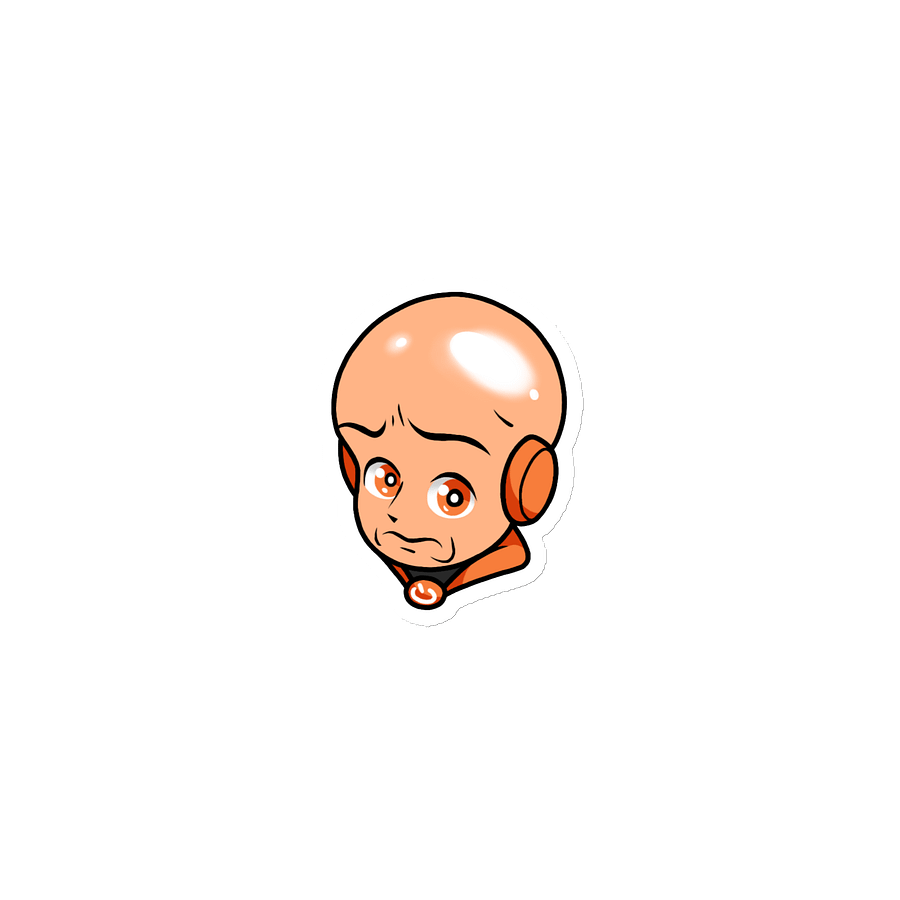 PowerBald Die-Cut Magnet product image (1)