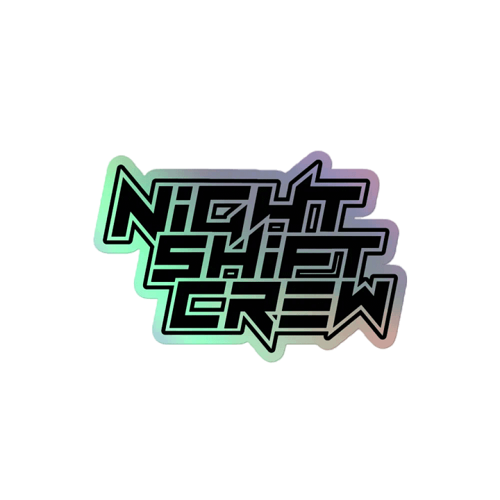 NightShiftCrew Holographic Sticker product image (2)
