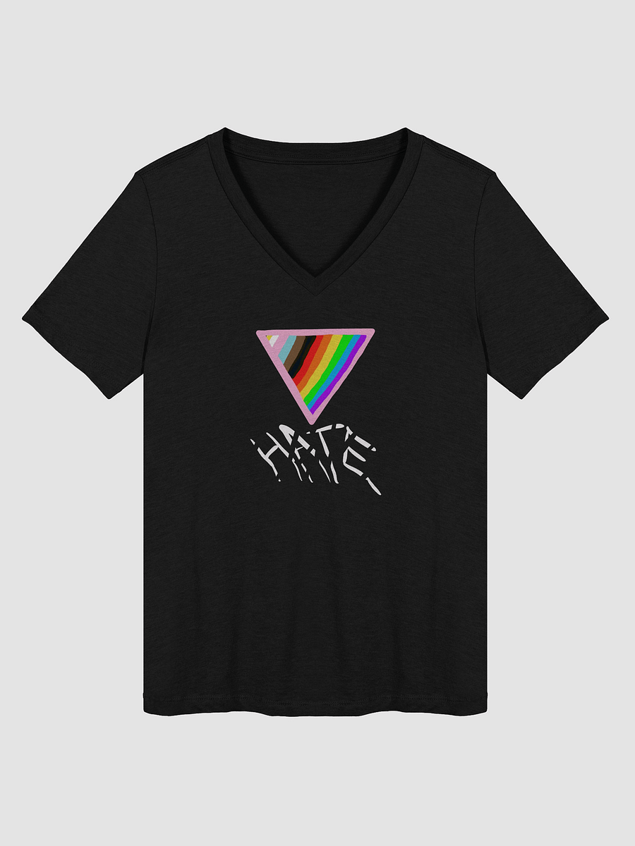 Crush Hate Relaxed V-Neck Tee product image (3)
