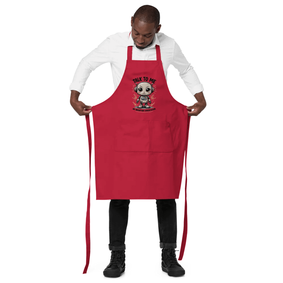 Talk to Me Robot Consultation Apron product image (3)