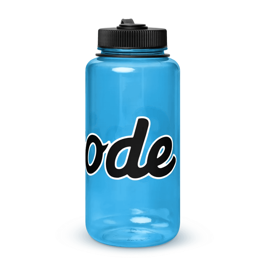 Episode Wide Mouth Plastic Water Bottle Black Logo product image (3)