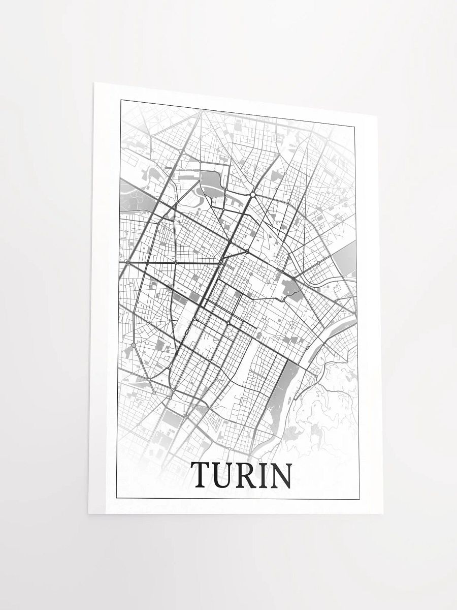 Turin, Italy, city map print product image (12)