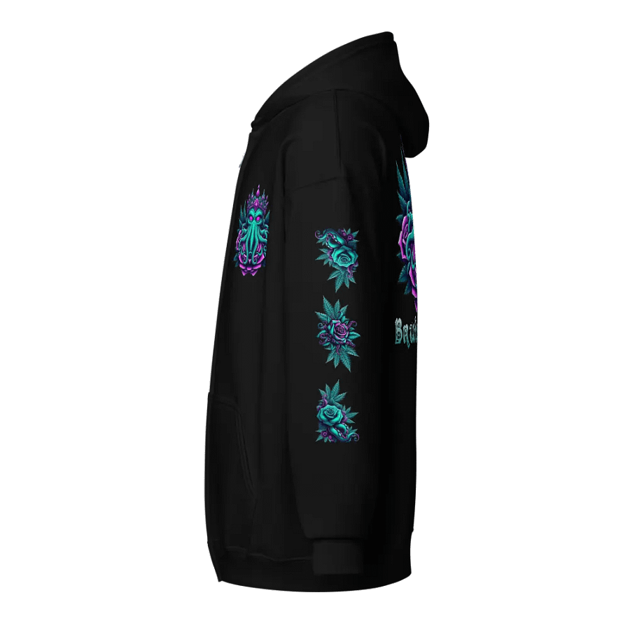 Cthulhu Royalty Hoodie V.1 Zip-Up (Lots of Colors!) (Up to 5xl!) product image (4)