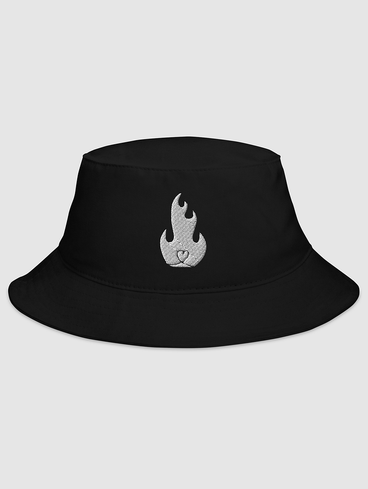 White Fire Bucket Hat product image (1)
