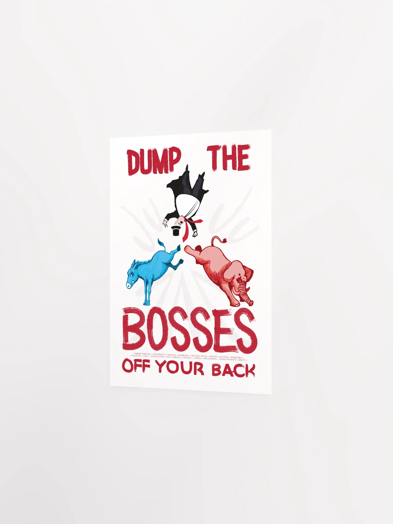 Dump The Bosses - Donkey and Elephant Solidarity product image (4)