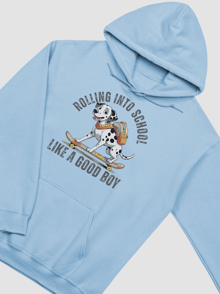 rolling into school like a good boy unisex hoodie product image (2)