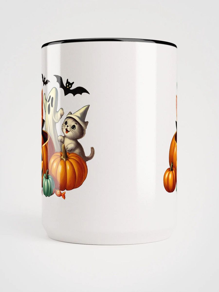 Kittens and Ghost Halloween Mug - 15 oz Coffee Cup product image (5)
