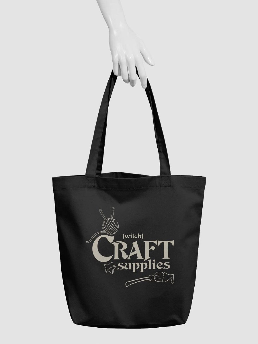(Witch) Craft Supplies Eco Cotton Tote Bag - Black product image (3)