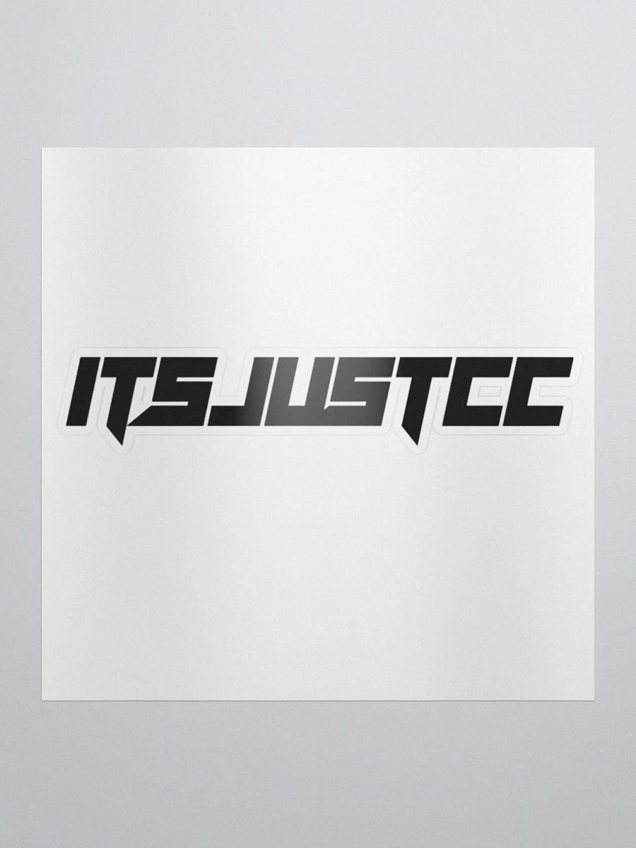 ItsJustCC Black Text Sticker product image (1)